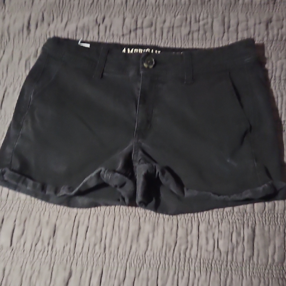 American Eagle Outfitters Black Super Stretch Women's Shorts